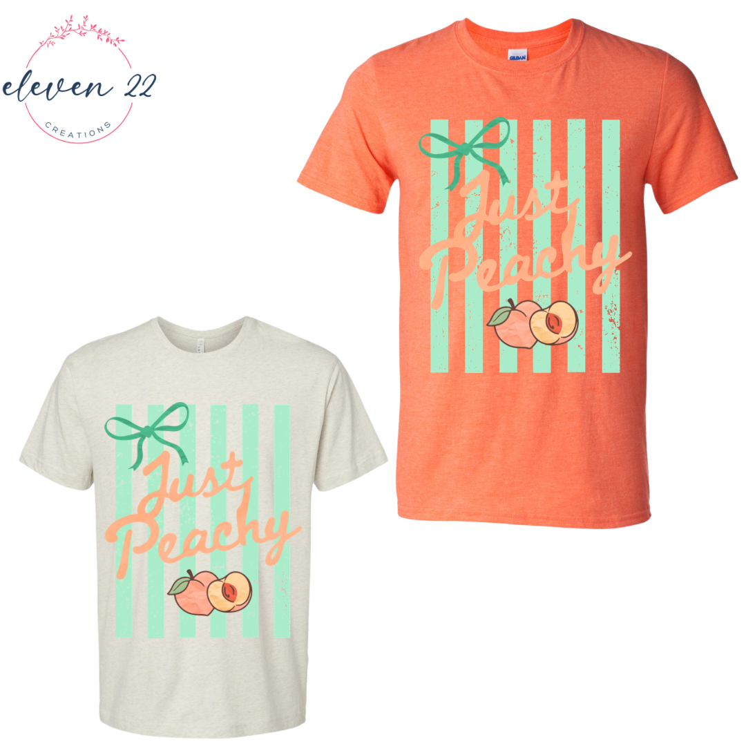 Just Peachy Keen Tee Shirt
