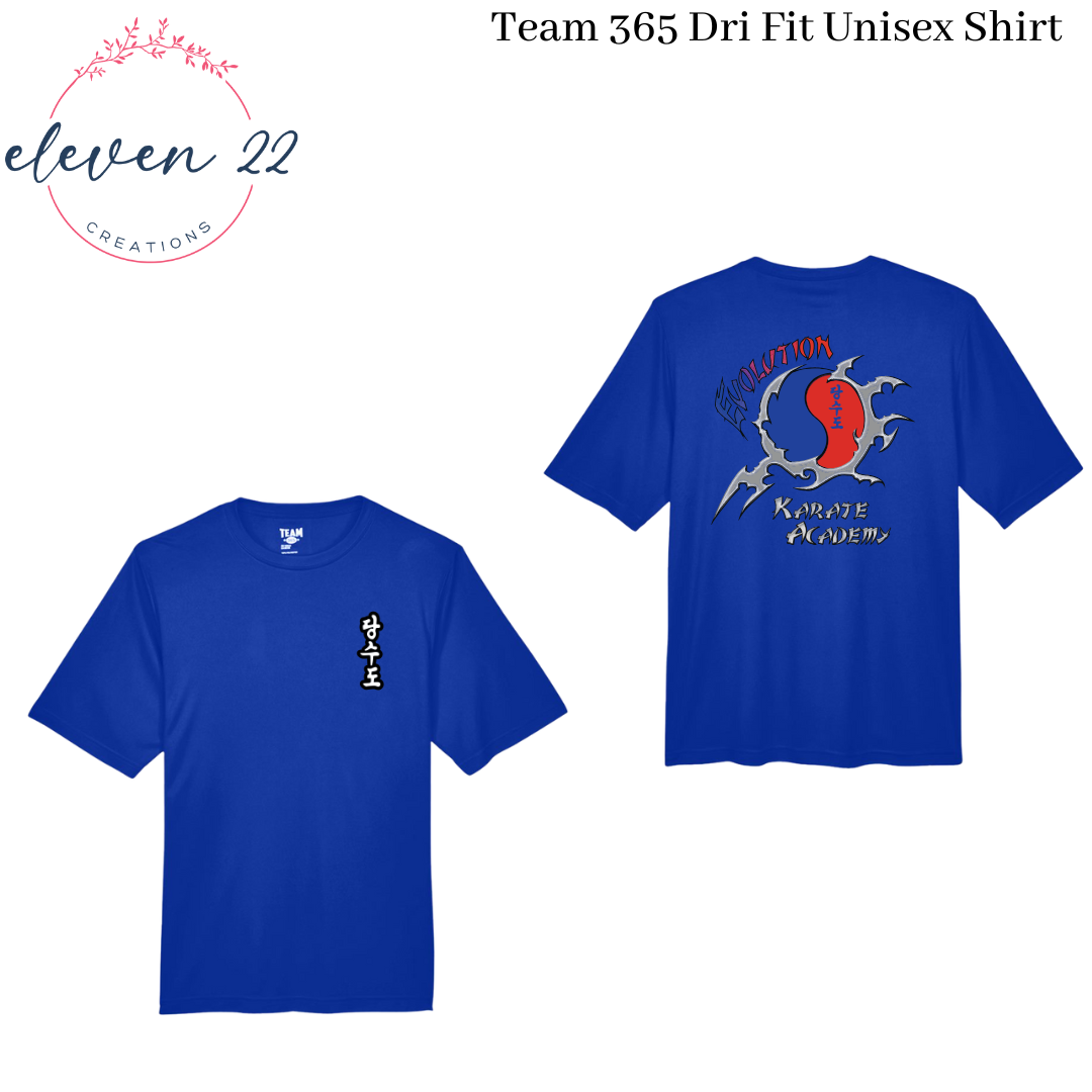 Evolution Karate Youth Team 365 Dri Fit Tee Shirt