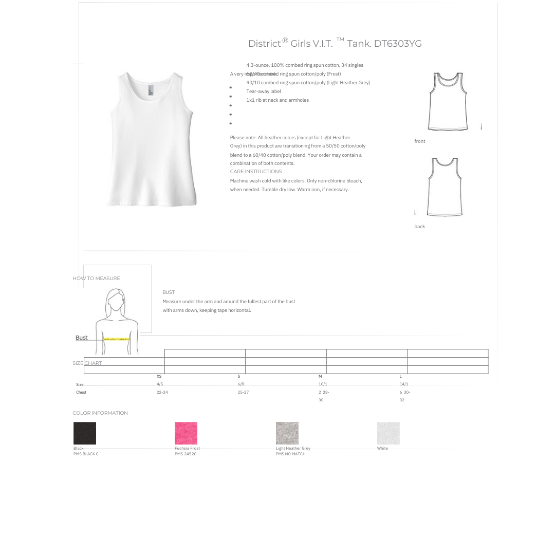 Riptide GIRL'S District Spangle Tank