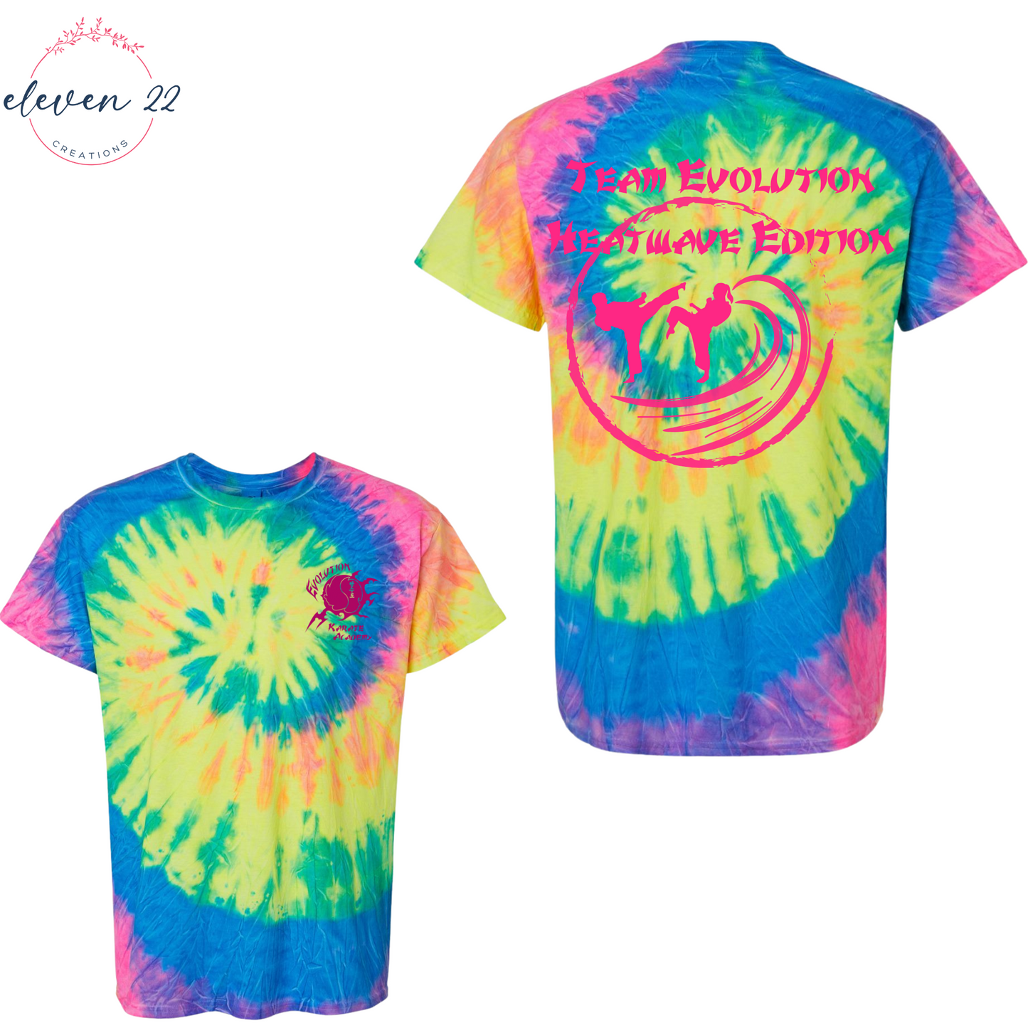 Evolution Karate Youth Heatwave Tie Dye Shirt