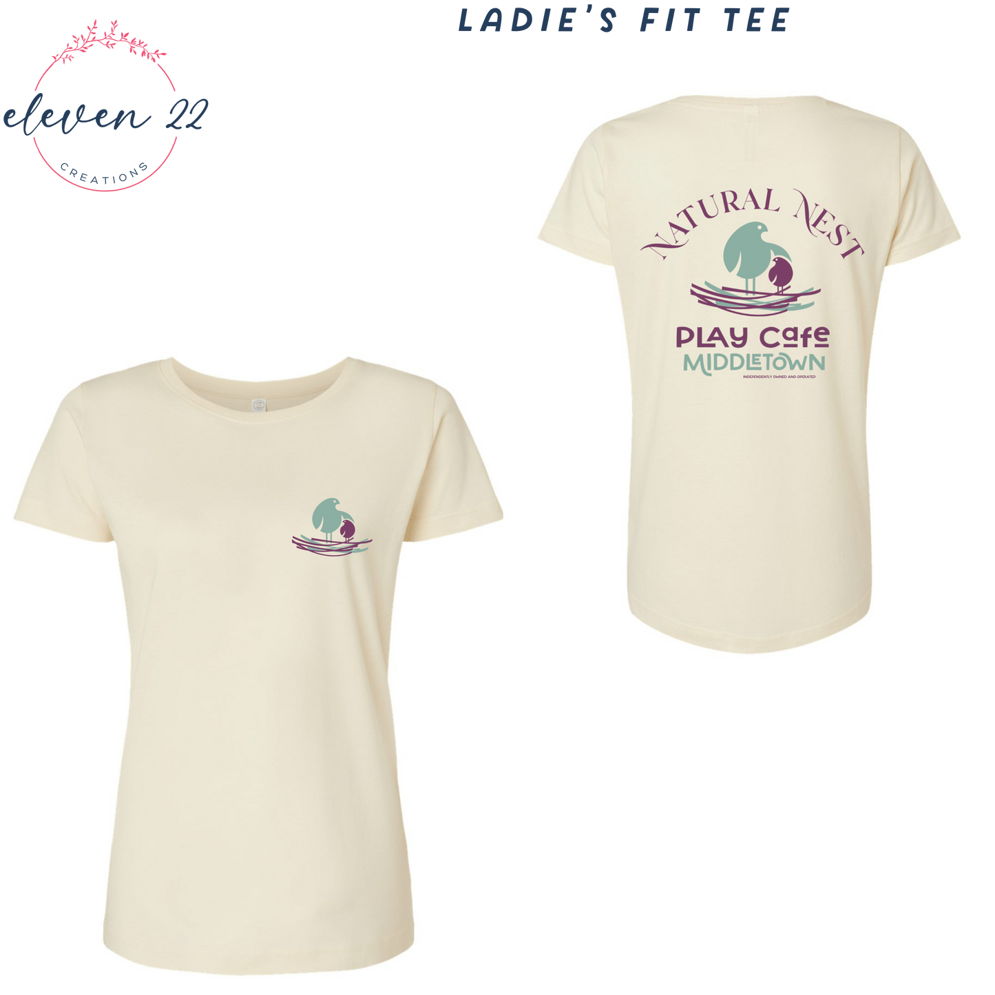 Natural Nest Middletown Ladies Fit Tee