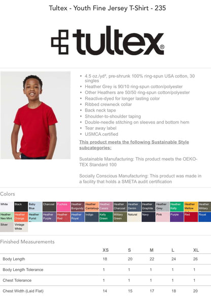 Lucky Checkered Youth Tee Shirt