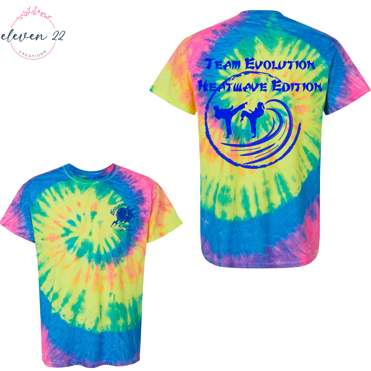 Evolution Karate Youth Heatwave Tie Dye Shirt
