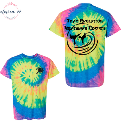 Evolution Karate Adult Heatwave Tie Dye Shirt