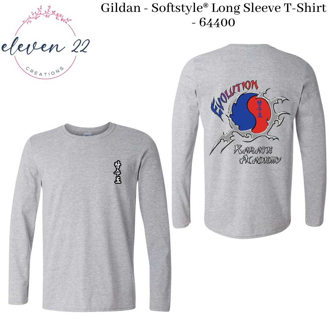 Evolution Karate Adult Gildan Long Sleeve T-Shirt