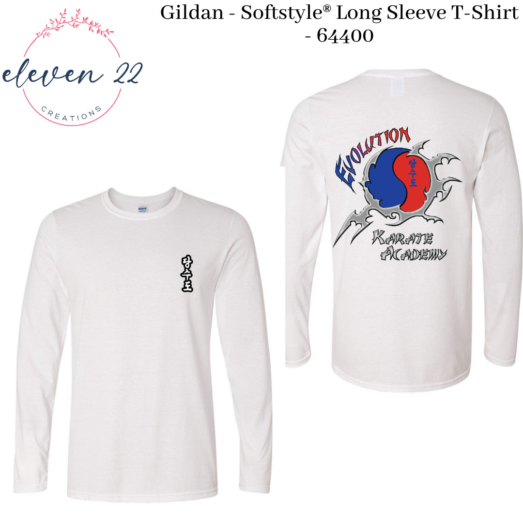 Evolution Karate Adult Gildan Long Sleeve T-Shirt