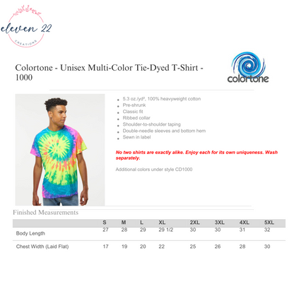 Evolution Karate Adult Heatwave Tie Dye Shirt