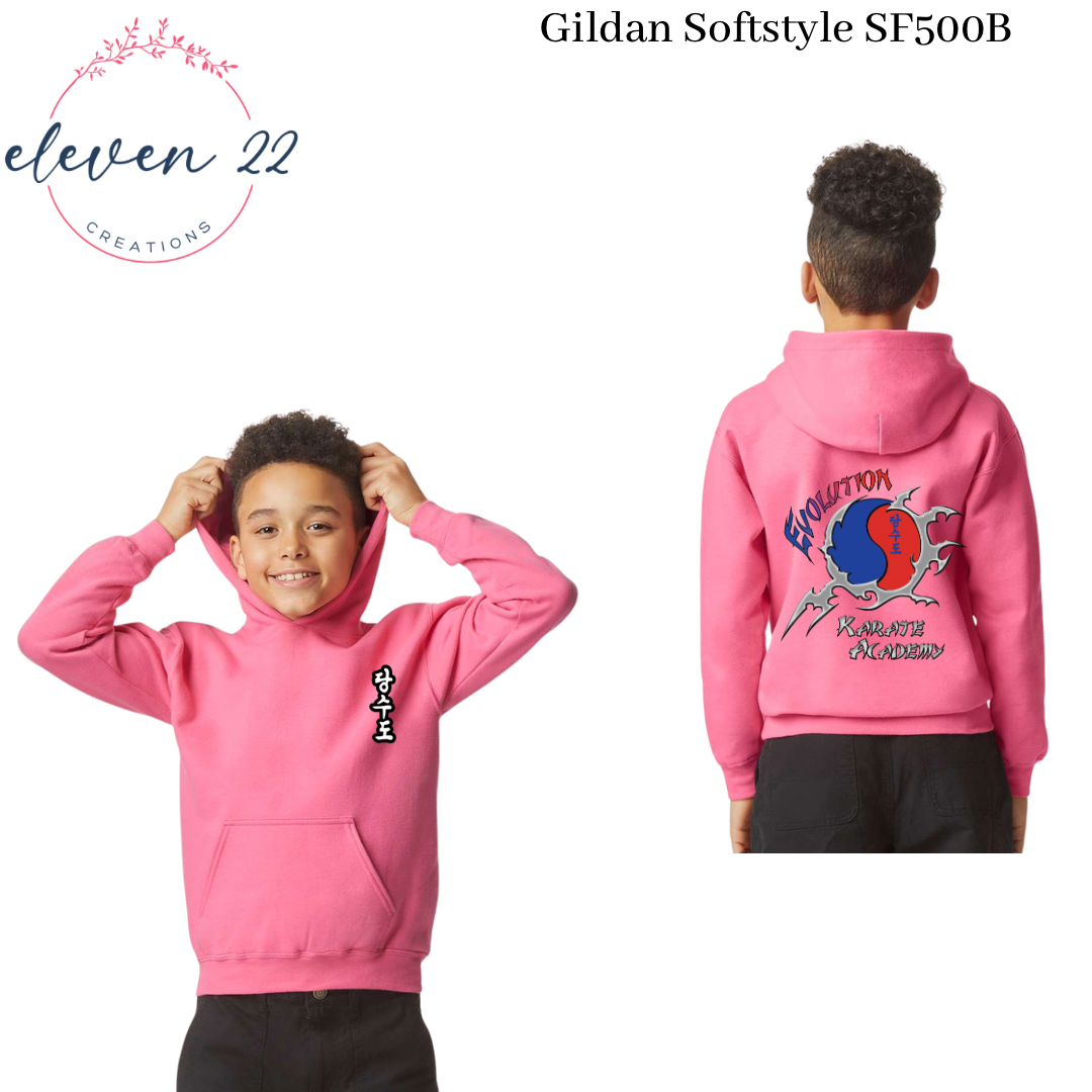 Evolution Karate Youth Gildan Hooded Sweatshirt