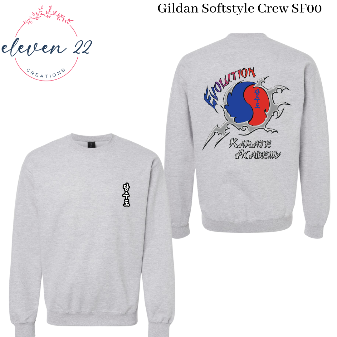 Evolution Karate Adult Gildan Crewneck Sweatshirt