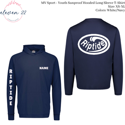 Riptide YOUTH Hooded MV Sport Sunproof Long Sleeve Shirt
