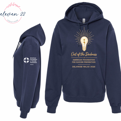AFSP Out of the Darkness Walk Logo Shirt - Front Logo