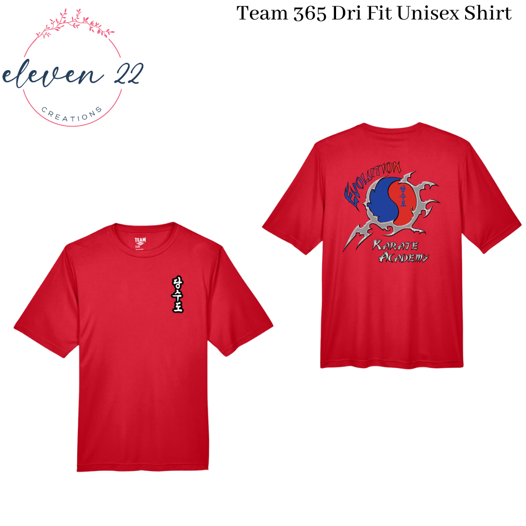 Evolution Karate Youth Team 365 Dri Fit Tee Shirt
