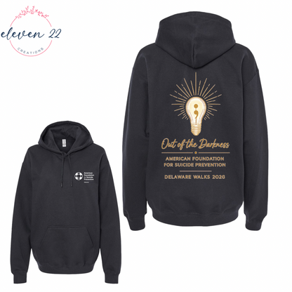 AFSP Out of the Darkness Walk Logo Shirt - Back Logo