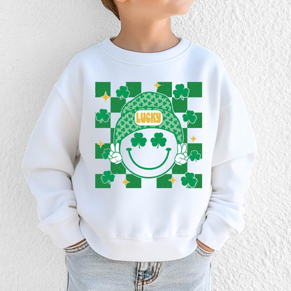 Lucky Checkered Youth Tee Shirt