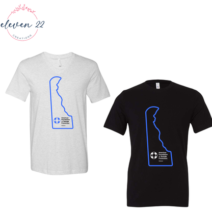 AFSP DE State Small Logo Shirt