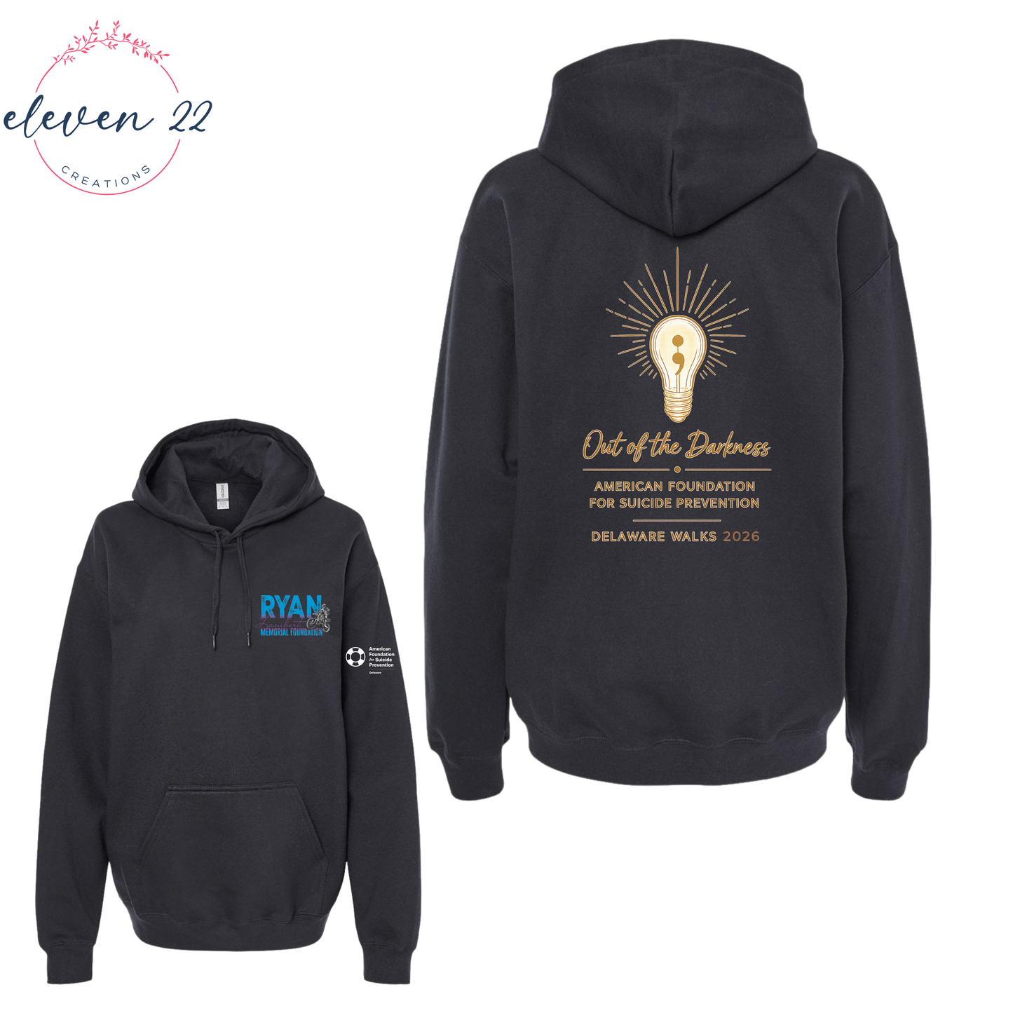 AFSP Ryan Lambert Foundation Team Logo - Out of the Darkness