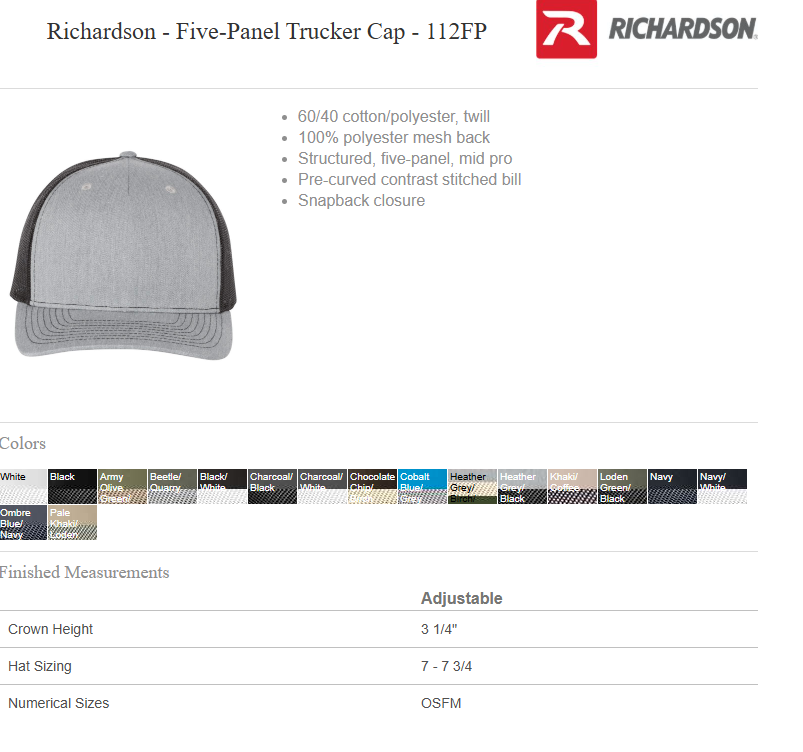Evolution Five-Panel Trucker Cap