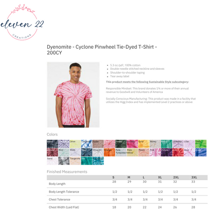 Riptide UNISEX Tie Dye Tee