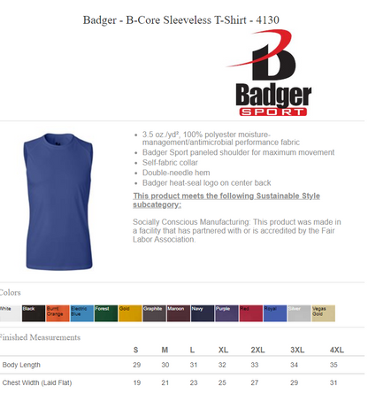 Evolution UNISEX B-Core Performance Tank