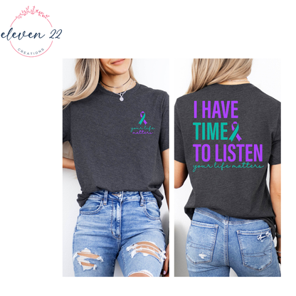 AFSP Time to Listen Shirt